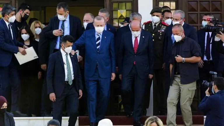 France accuses Turkey of 'provocation' as Erdogan presses for 'two-state' solution France