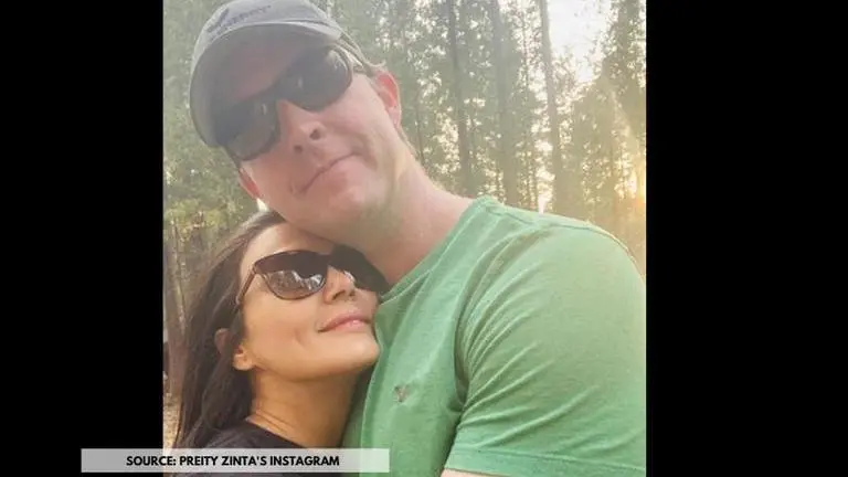 Preity Zinta feels happy to be back home, clicks selfie with husband Preity Zinta