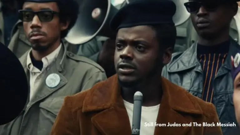 Daniel Kaluuya takes a dig at the British Royal Family over racism in SNL monologue Source: Still from Judas and The Black Messiah