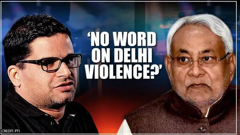 Prashant Kishor questions Nitish's silence on Delhi violence, slams him for 'Poor' Bihar Prashant Kishor