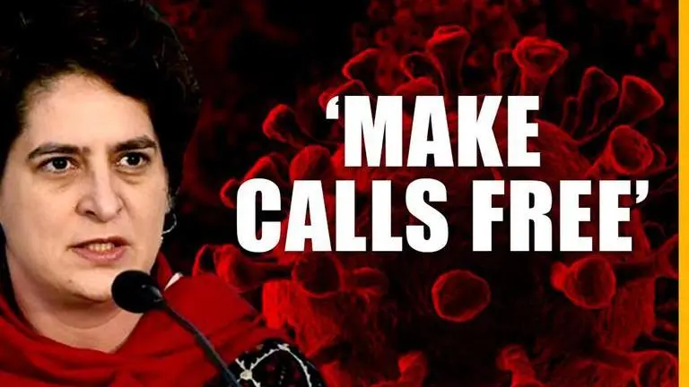 Priyanka Vadra writes to telecom chiefs; bats for free calling amid Covid lockdown COVID-19