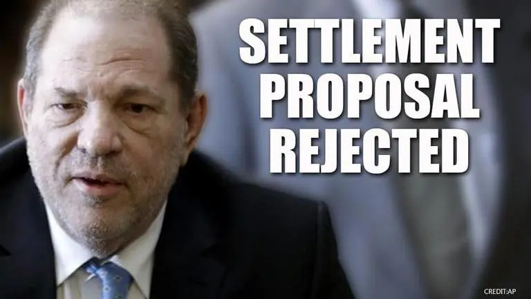 Harvey Weinstein's multi-dollar settlement proposal rejected by New York court Weinstein's settlement proposal is rejected by US District Judge