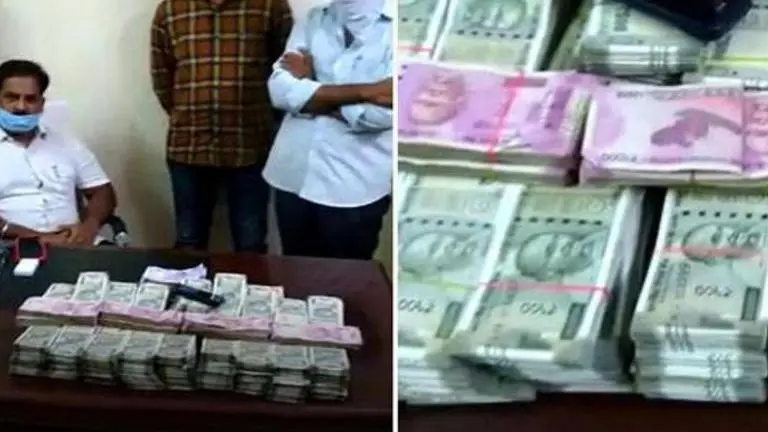 Vizag: Police seizes Rs 50 lakh cash from clerk in West Godavari district after tip-off Vizag