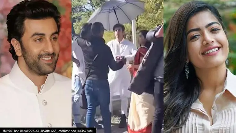 Ranbir Kapoor and Rashmika Mandanna stun in ethnic outfits in new video from 'Animal's set Ranbir Kapoor