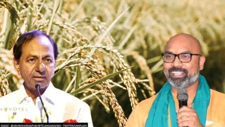 BJP MP claims 'scam worth thousands of crores' in paddy procurement in T'gana; seeks probe Telangana