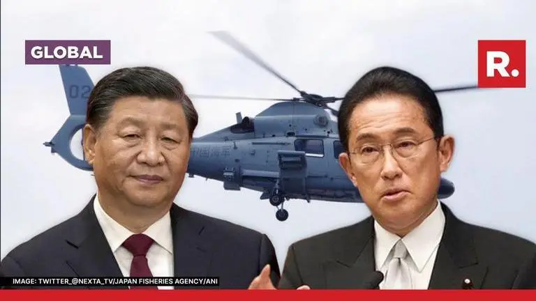 Japan says 'regrettable' as China's naval helicopter flies near its research ship in EEZ Japan