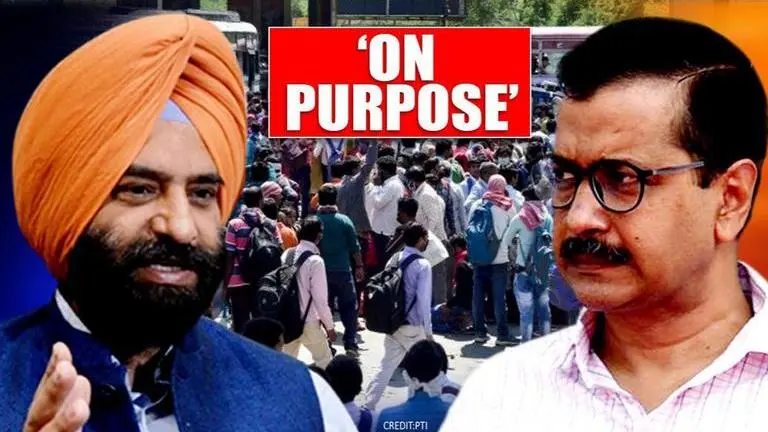 Big allegation against Kejriwal; Sirsa claims Delhi CM used officers to sabotage COVID war MHA