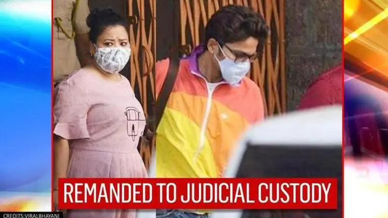Bharti Singh-Haarsh Limbachiyaa remanded to 14-days judicial custody over drugs; seek bail Bharti Singh-Haarsh Limbachiya remanded to 14-day judicial custody, apply for bail