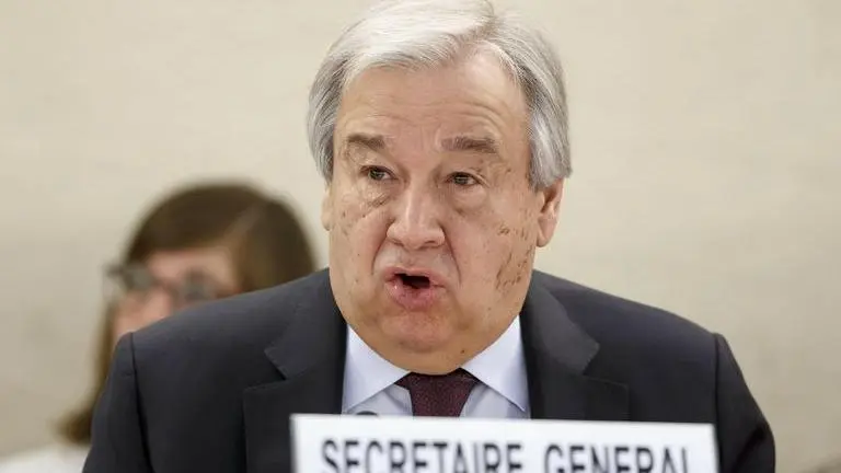 UN chief says pandemic is unleashing a `tsunami of hate'