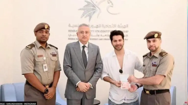 Varun Dhawan receives UAE golden visa; actor says 'great destination to film' Varun Dhawan