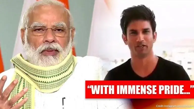 When Sushant Singh Rajput recorded special message for PM Modi's initiative & birthday When Sushant Singh Rajput recorded special message for PM Modi's initiative & birthday