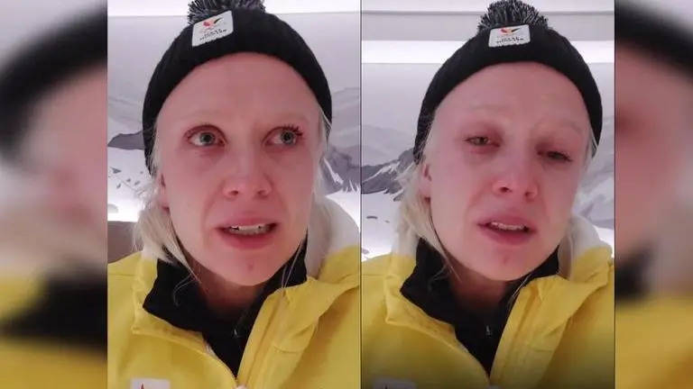 Winter Olympics: Olympian makes tearful plea on social media to escape COVID-19 isolation in Beijing Kim Meylemans