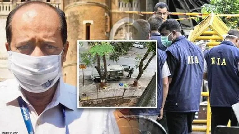 Mumbai Police API Riyaz Kazi questioned by NIA post-Sachin Vaze's arrest in Antilia probe Antilia bomb scare probe