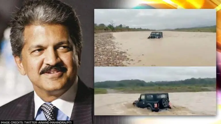 Anand Mahindra wants to create 'Mahindra Amphibious Vehicles' after Thar crosses river Anand Mahindra