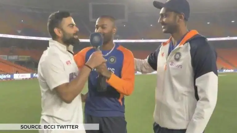 Virat Kohli leaves fans in splits after poking fun at Axar Patel in Gujarati: WATCH Virat Kohli