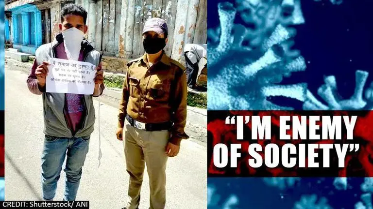 Uttarakhand Police shames those violating lockdown with pamphlets 'I'm enemy of society' Uttarakhand