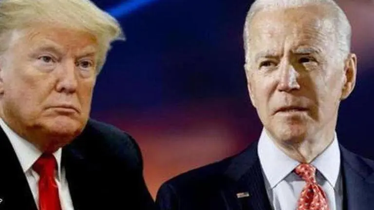 Harmony: Opposing Trump and Biden groups make music together Harmony: Opposing Trump and Biden groups make music together