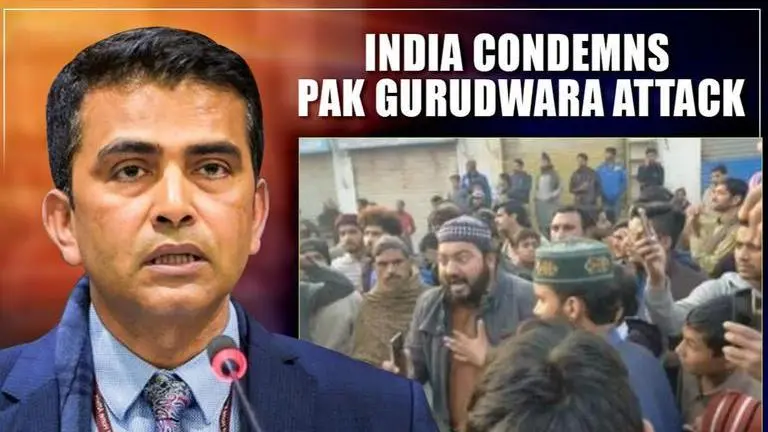 India condemns Nankana Sahib Gurudwara attack, asks Pak govt to ensure safety of Sikhs Nankana Sahib
