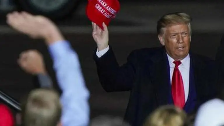 Trump predicts 'big red wave' election night