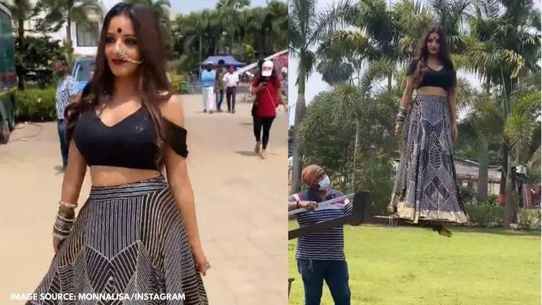 Monalisa shares new BTS video from her show 'Namak Issk Ka', fans left awestruck Monalisa, Image Source: Monalisa/Instagram