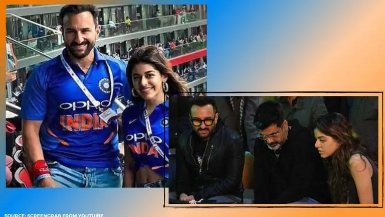 Alaya F and Saif Ali Khan's funny incident at the World Cup 2019 is unmissable Alaya F