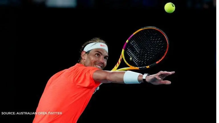 Rafael Nadal reacts after drunk woman shows him middle finger at Australian Open 2021 Rafael Nadal