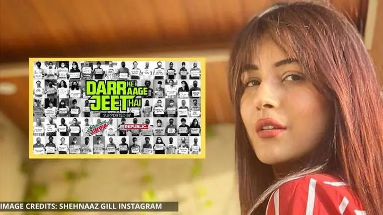 Shehnaaz Gill's rendition of Moutain Dew anthem pays tribute to COVID-19 heroes, See here shehnaaz gill