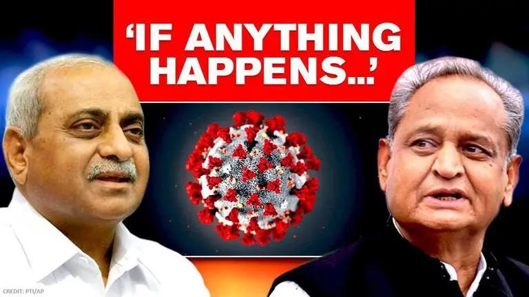 Gujarat Dy CM Nitin Patel wants Congress MLAs tested for COVID-19 on return from Rajasthan Rajasthan
