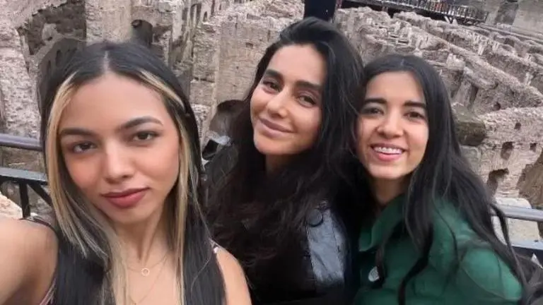 Saba Azad, Shibani Dandekar visit Colosseum in Rome; bond in vacation photos saba azad and shibani dandekar