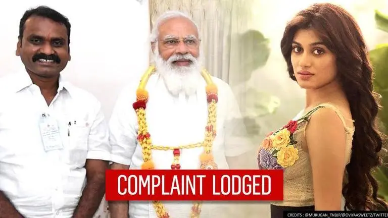 TN BJP files plaint against actor's #GoBackModi post; claims India's sovereignty targeted BJP