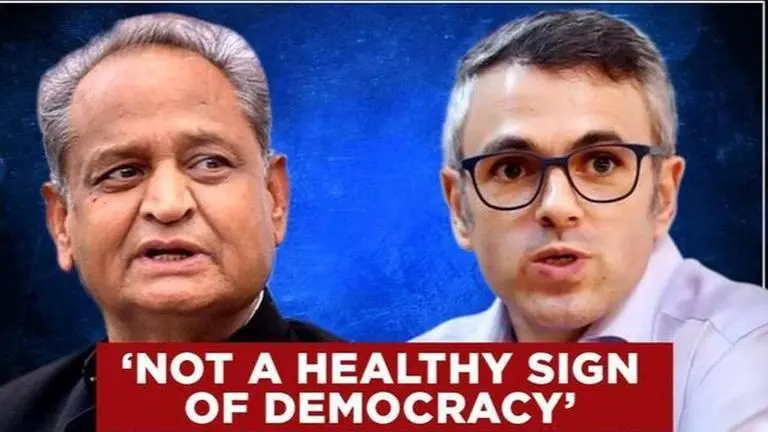 'Not a healthy sign of democracy' says Ashok Gehlot after Omar Abdullah's release Ashok