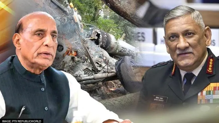 Rajnath Singh 'deeply anguished' by untimely demise of CDS Gen Bipin Rawat Bipin Rawat