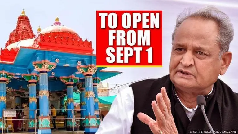 Rajasthan to allow religious places to reopen again from September 1 Rajasthan