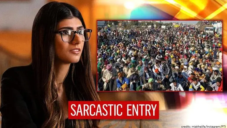 Mia Khalifa has sarcastic take on farmers' protest as India catches western celebs' fancy Mia Khalifa