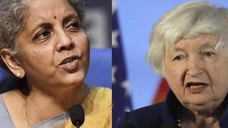Fm sitharaman meets with treasury secretary yellen to discuss ways to strengthen india-us economic and financial ties