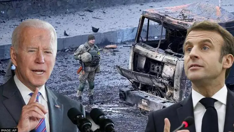 Biden, Macron discuss Moscow-Kyiv war; vow to hold Russia accountable for its aggression Biden