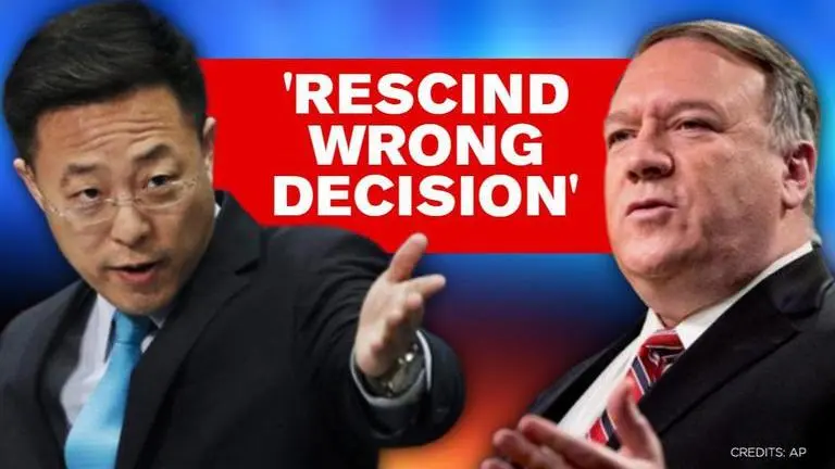 China to take ‘reciprocal measures’ after US sanctions senior Chinese officials China