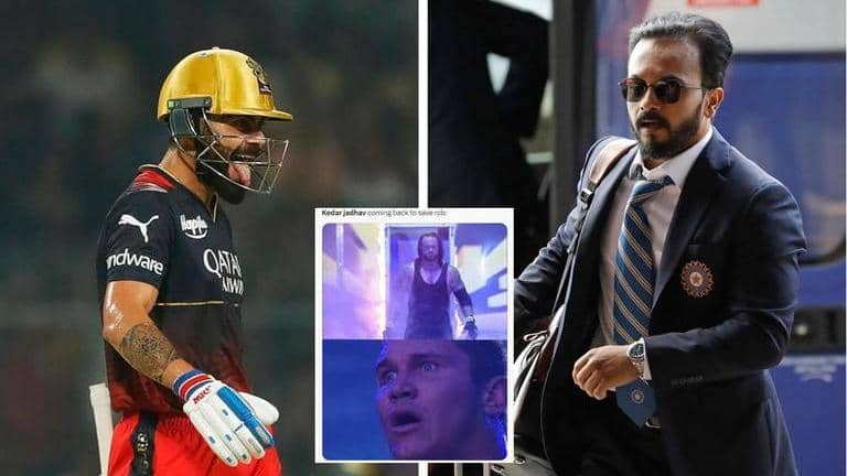 RCB vs LSG: Meme fest breaks out as RCB rope in 38-year-old Kedar ...