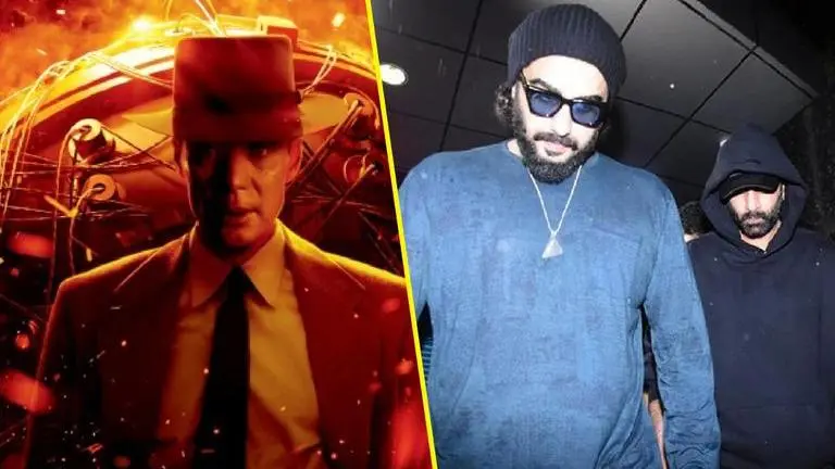 Ranbir Kapoor, Arjun Kapoor enjoy Oppenheimer together | Watch Ranbir Kapoor