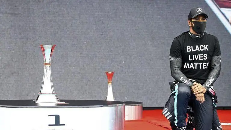 Hamilton wants more support from F1 & drivers against racism