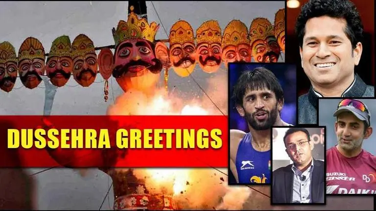 Dussehra: Sachin, Sehwag and Gautam Gambhir wish fans Dussehra