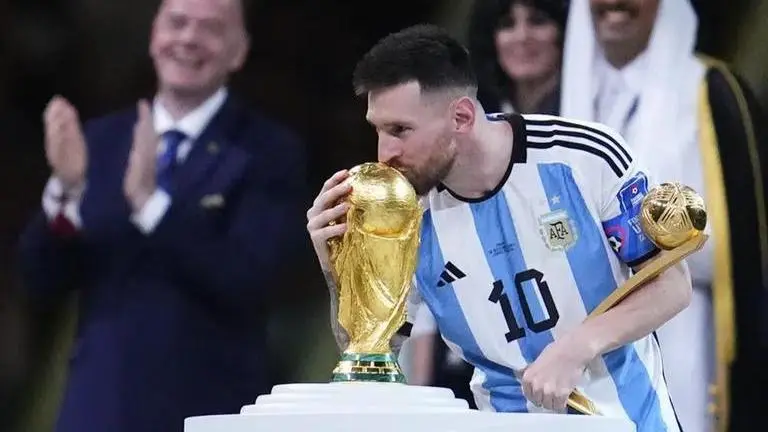 Lionel Messi's first post after winning the World Cup with Argentina breaks the internet Lionel Messi