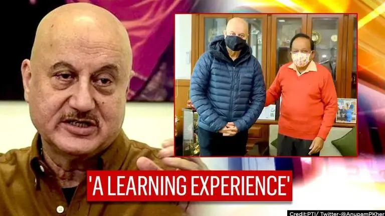 'It was so wonderful': Anupam Kher spends 'quality time' with Union Minister Harsh Vardhan 'It was so wonderful': Anupam Kher spends 'Quality time' with Union Minister Harsh Vardhan