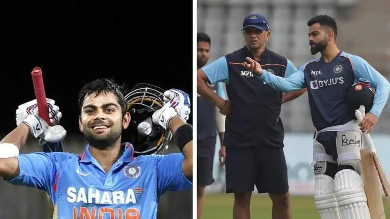 Rahul Dravid recalls anecdote from when Virat Kohli was a youngster: 'When I first played, he was...' Virat Kohli and Rahul Dravid