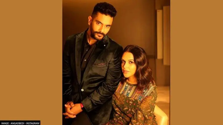 Angad Bedi pens love-filled note on wife Neha Dhupia's birthday; 'Time to...' Angad Bedi, neha dhupia