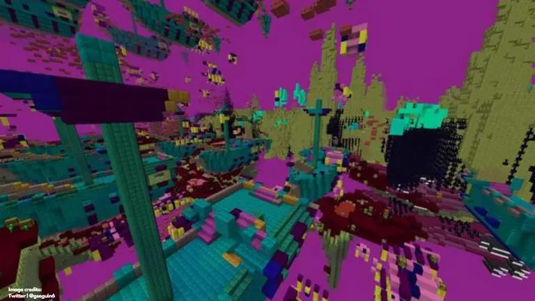 Minecraft April fools Snapshot