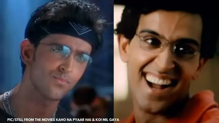 Did you know Hrithik Roshan wore the same pair of glasses in these two movies? Hrithik
