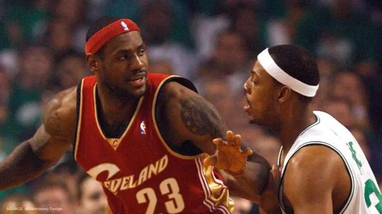 Paul Pierce vs LeBron James: Timeline of bitter rivalry from spit saga to monster dunk paul pierce vs lebron james
