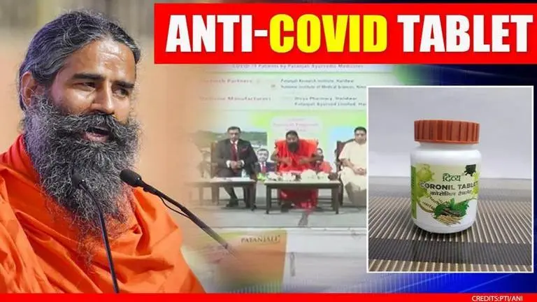 Ramdev's Patanjali launches 'Coronil' anti-Covid tablets; gets notice from AYUSH ministry Patanjali