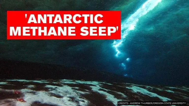'Microbe Waterfall': First active methane leak discovered in Antarctica seafloor Microbe Waterfall